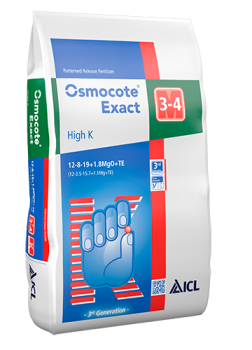 Osmocote Exact High K 3-4M 12-8-19+1.8MgO+TE 25 kg