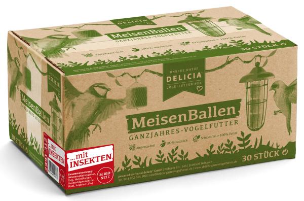 Premium MeisenBallen mit Insekten